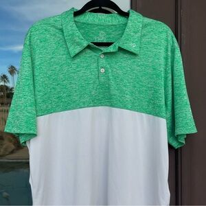 Swannies Green/White "North Oaks" Golf Polo XL